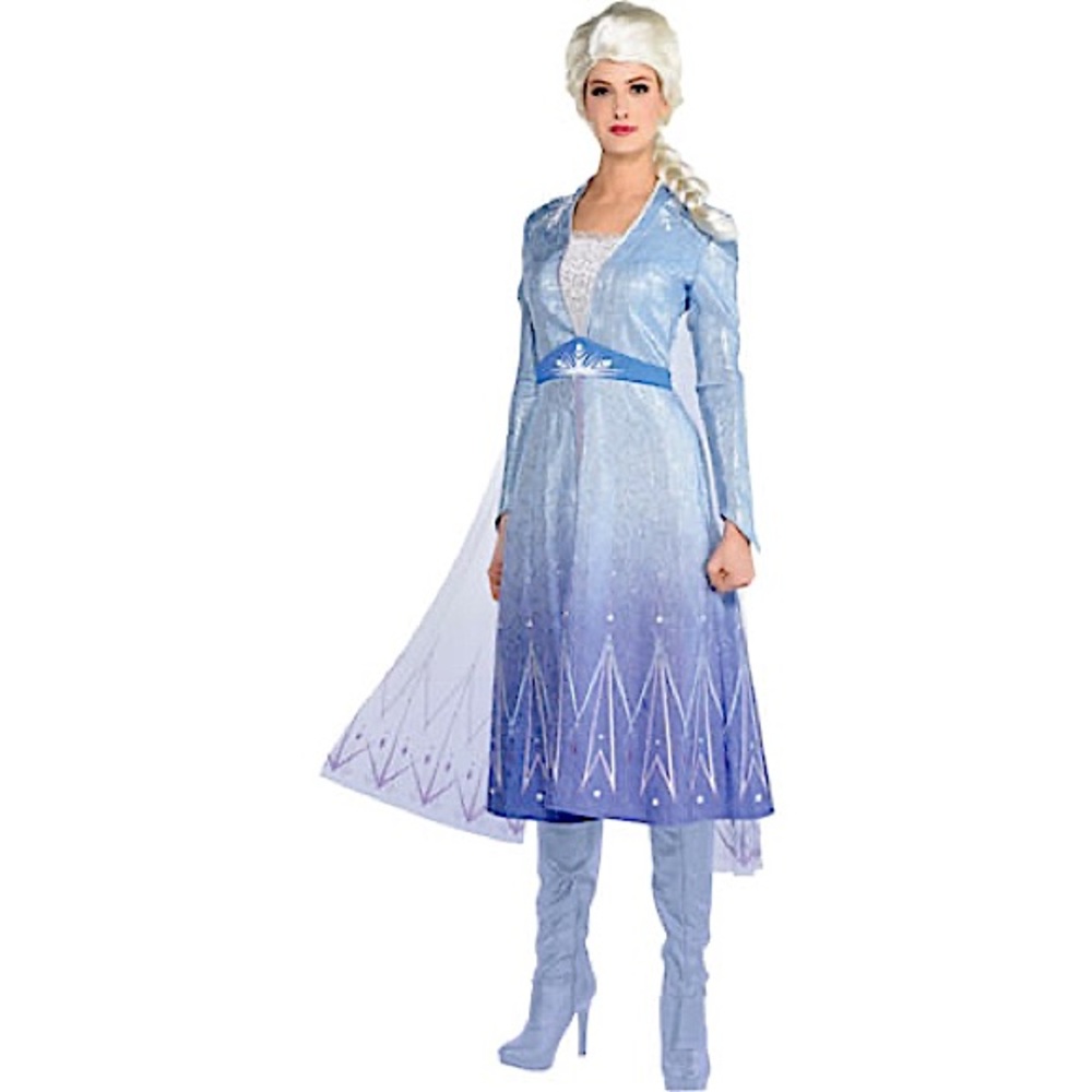 Women’s Elsa Adult Blue Dress Costume - Frozen 2
